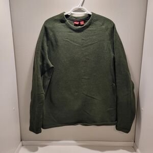 Eastern Mountain Sports Olive Green Crewneck Sweater